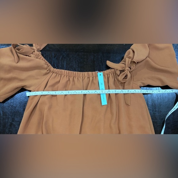 NWT She + Sky Off The Shoulder Dress Size Small Oversized - Picture 6 of 10